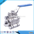 3 way forged steel ball valve